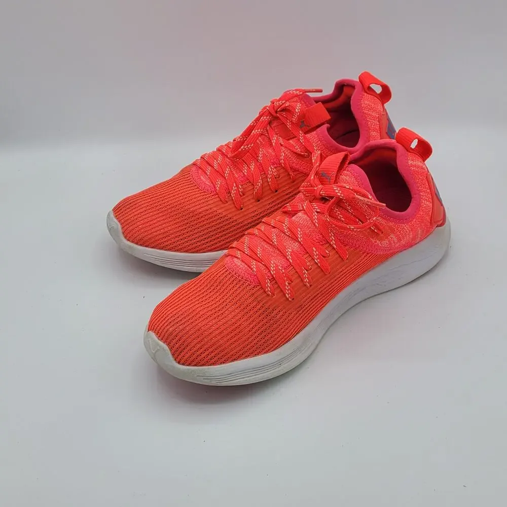 Puma Ignite Flash Evoknit pink coral women's size 6.5